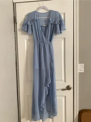 For Love and Lemons Jaime King La Simone Midi Wrap Dress Size S thumbnail 3