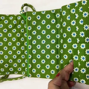 Vera Bradley Floral Green/Blue Crossbody Bag 7” X 5” PREOWNED thumbnail 4