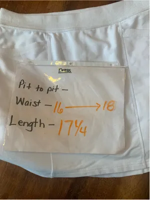 Kim Roger’s Skort Medium White thumbnail 5