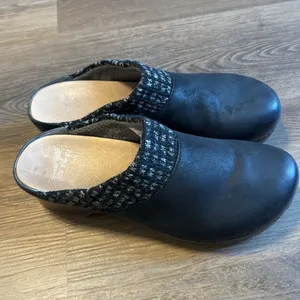 Dansko Bev Burnished Nubuck Leather Backless Clog Slide Mule size‎ 39 8.5-9 thumbnail 5