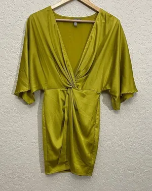 ASOS Kinomo Twist Front Mini Dress thumbnail 1