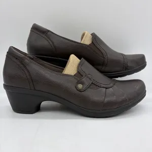 Earth Origins Womens 10W Shoes Rosario Loafers‎ Brown Low-Heel Slip-On Comfort thumbnail 2