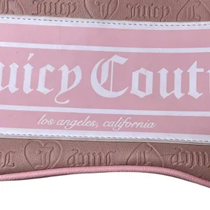 Juicy Couture Shoulder Bag Womens Embossed Heart Leather Purse Y2K Retro thumbnail 9