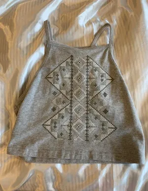 Aeropostale Grey Halter Top thumbnail 1
