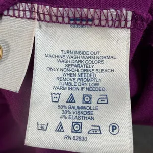 Lands' End Women's XL 18 Purple Sleeveless Keyhole Tie Belt A-Line Midi Dress thumbnail 9