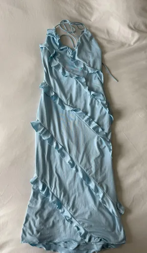 Lucy in the Sky Blue Midi Dress thumbnail 4