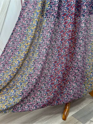 BCBGeneration Confetti Floral Halter Maxi Dress Pink‎ Multi Size 2 Twee Cottage thumbnail 7