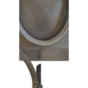 Kate Spade Black Leather Satchel Crossbody Bag Structured Purse thumbnail 3