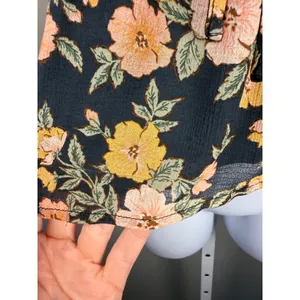 American Eagle Floral Lace Trim Cami Babydoll Tank Y2K Boho Cottagecore‎ thumbnail 3