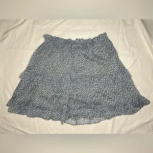 Petal + Pup Blue and White Floral Luda Layered Skirt 10 thumbnail 3