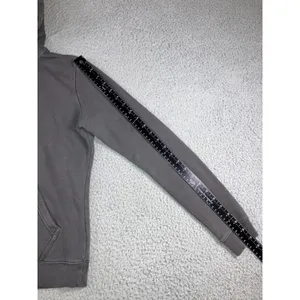 Nike Hoodie Women M Faded Black Pullover Swoosh Logo Activewear Grunge‎ Outdoor thumbnail 11