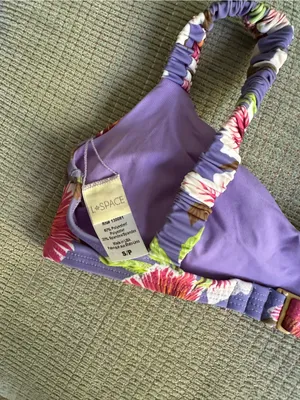NWOT L*space Lloyd floral bikini top small thumbnail 4