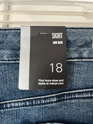 Macy's Jean Denim Skirt thumbnail 3