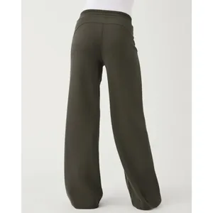 SPANX Air Essentials High Rise Wide Leg Sweatpants Green XL Tall thumbnail 2