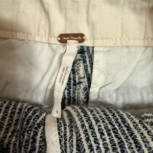 Free People Light At Sunrise Pants In Indigo Blue Size 4 thumbnail 4
