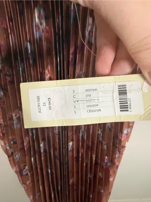 NWT Anthropologie BHLDN Maya Pleated V-Neck Midi Dress Floral XS thumbnail 8
