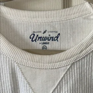 Unwind by League Watercolor Florida White Corded Long Sleeve Sweatshirt Size XL‎ thumbnail 4