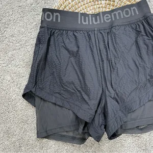Lululemon Women’s Logo Waistband High-Rise Training Short 3” in Graphite Grey 8 thumbnail 6