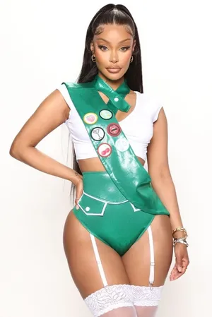 NEW Forplay Scout Me Out Sexy Girl Scout Costume Size Small thumbnail 1
