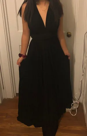 Lulus Convertible Black Maxi Dress thumbnail 2