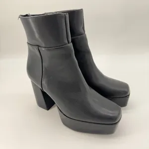 Chinese Laundry Norra Black‎ Platform Chunky Heel Ankle Boots 8.5 thumbnail 4