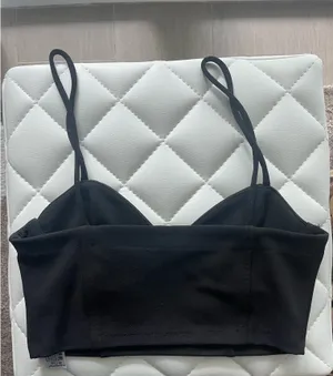 Zara black Crop Top thumbnail 3