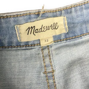 Madewell High Rise Rosewell Wash Emmett Jean Shorts Size 32 thumbnail 3