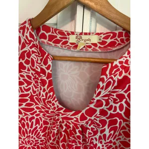 Aryeh‎ Coral And White Floral Dress Size Small thumbnail 3