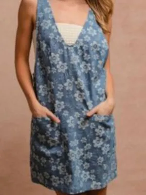 *NEW* BiBi Denim Dress with Suspenders thumbnail 2