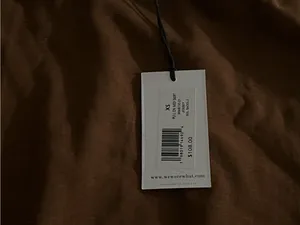 We Wore What Pull On Midi Skirt XS Saddle Brown NWT thumbnail 2