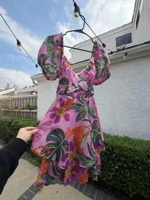Crystal Sky Floral Mini Dress thumbnail 3