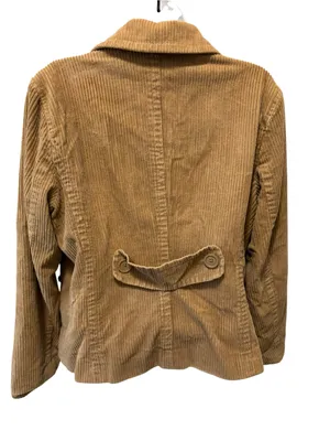 VTG Y2K Gap Double Breasted Relaxed Corduroy Utility Jacket Sz L Pockets Belt thumbnail 4
