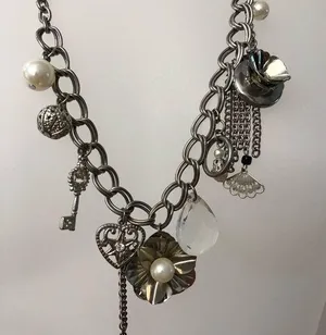 Fashion Women's Charm Statement Necklace Chunky thumbnail 1