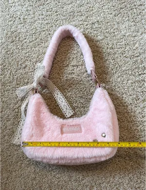 Sanrio My Melody Pink Fuzzy Purse thumbnail 4