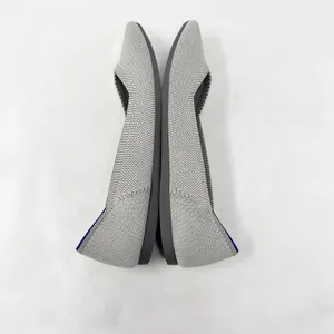 [Rothy’s] The Point Birdseye Gray Slip On Washable Ballet Flats Pointed Toe 6.5 thumbnail 5