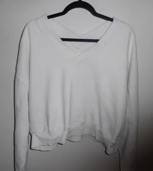 Aerie V Neck Sweatshirt thumbnail 1