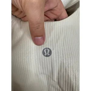 Lululemon Align Ribbed Tank Top Shine Bone Radiate Transparent Foil Sz 6 LW1EQVS thumbnail 4