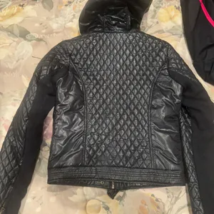 Aeropostale Black Quilted Puffer Jacket thumbnail 2