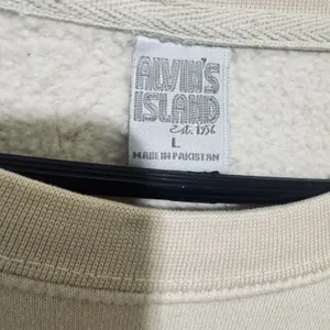 Miramar Beach Hoodie Sweatshirt Destin Florida Spring Break sz L Beige thumbnail 3