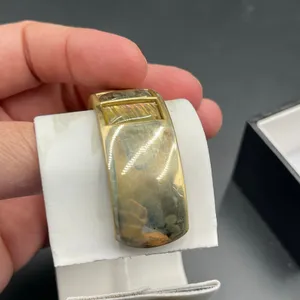 Vivani Abalone Watch Women 22mm Silver Tone MOP Dial Cuff Untested Original Box thumbnail 4