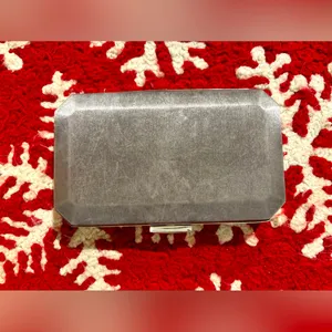 NWOT silver satin clutch by INC thumbnail 2