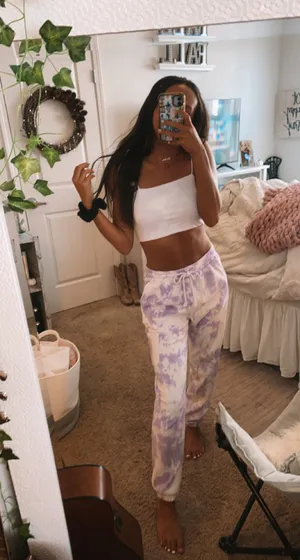 Purple Tie Dye Sweats thumbnail 6