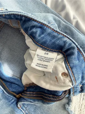 BKE Light Wash Distressed Straight Leg Jeans thumbnail 5