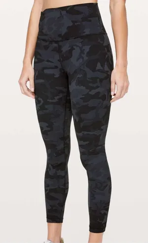 Lululemon Align Leggings Black Camo thumbnail 1