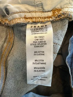 FRAME Le Slim Palazzo Kinmount Wide Leg Jeans Size 30 High Rise Dark Wash thumbnail 5