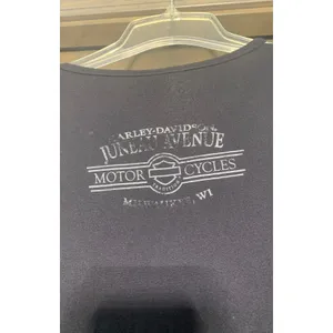 Harley Davidson women's small gray space dye shirt 3/4 sleeve thumbnail 5