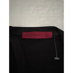 Love Scarlett Black Tie‎ Neck Long Sleeve Blouse - Womens Small thumbnail 7