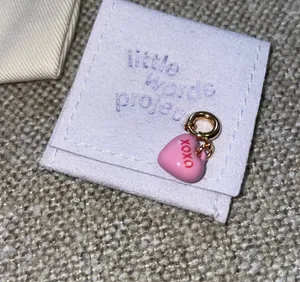 Little words project heart XOXO Charm Pink thumbnail 2