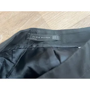 Zara Black Tailored A-Line Skort Skirt Built In Shorts XS Morocco thumbnail 4