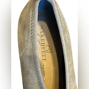 Naked Feet Caldi Pointed Toe‎ Suede Heel 7 Memory Foam Cottagcore thumbnail 6